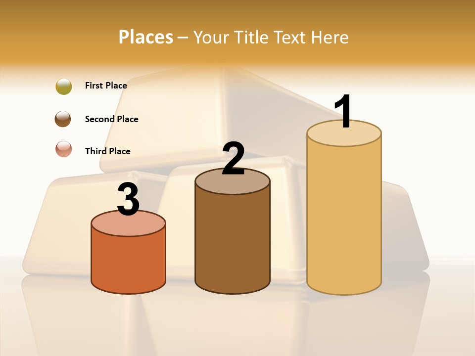 Graph Mirror Treasury PowerPoint Template