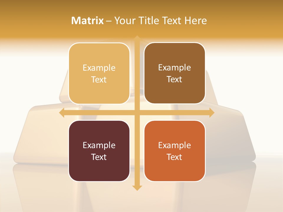 Graph Mirror Treasury PowerPoint Template