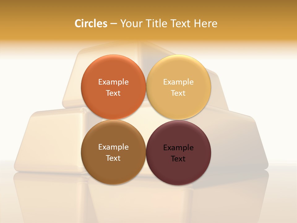 Graph Mirror Treasury PowerPoint Template