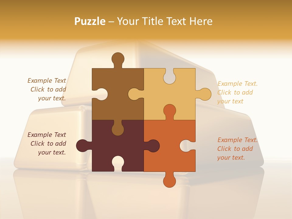 Graph Mirror Treasury PowerPoint Template
