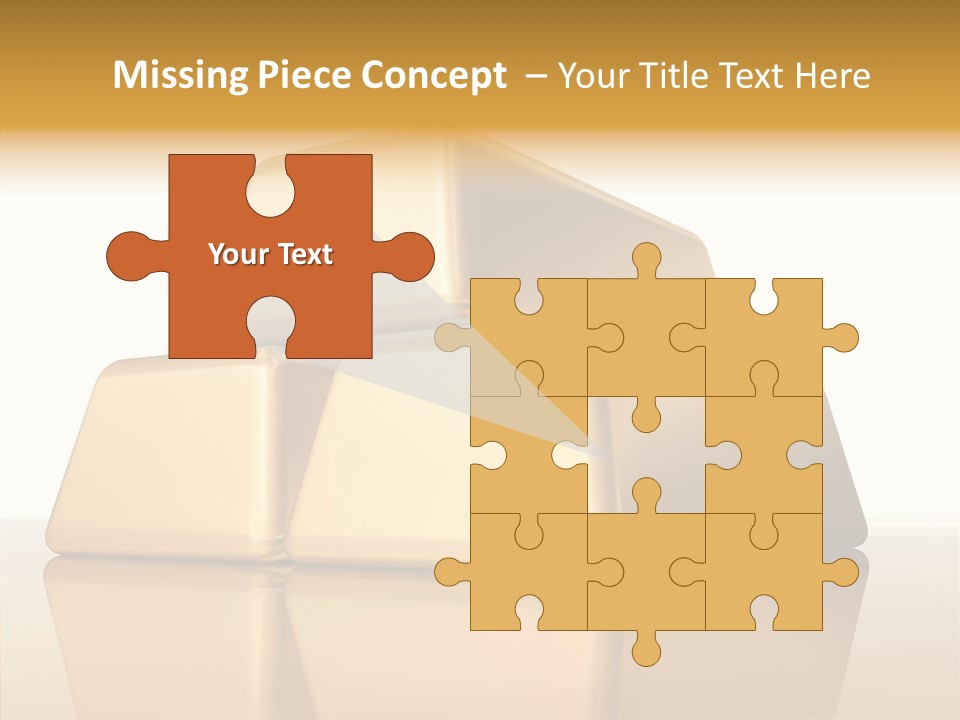 Graph Mirror Treasury PowerPoint Template