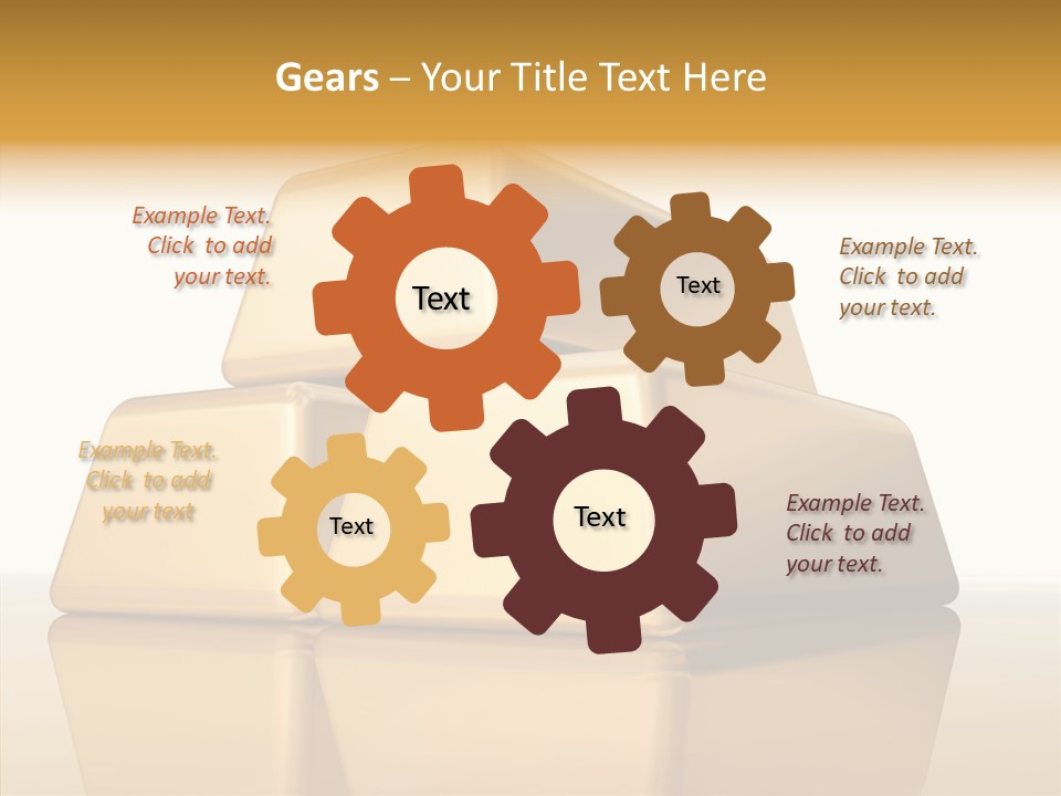 Graph Mirror Treasury PowerPoint Template