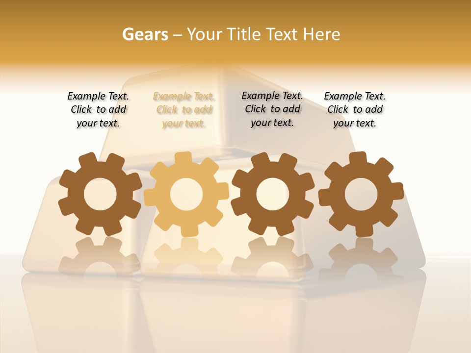 Graph Mirror Treasury PowerPoint Template