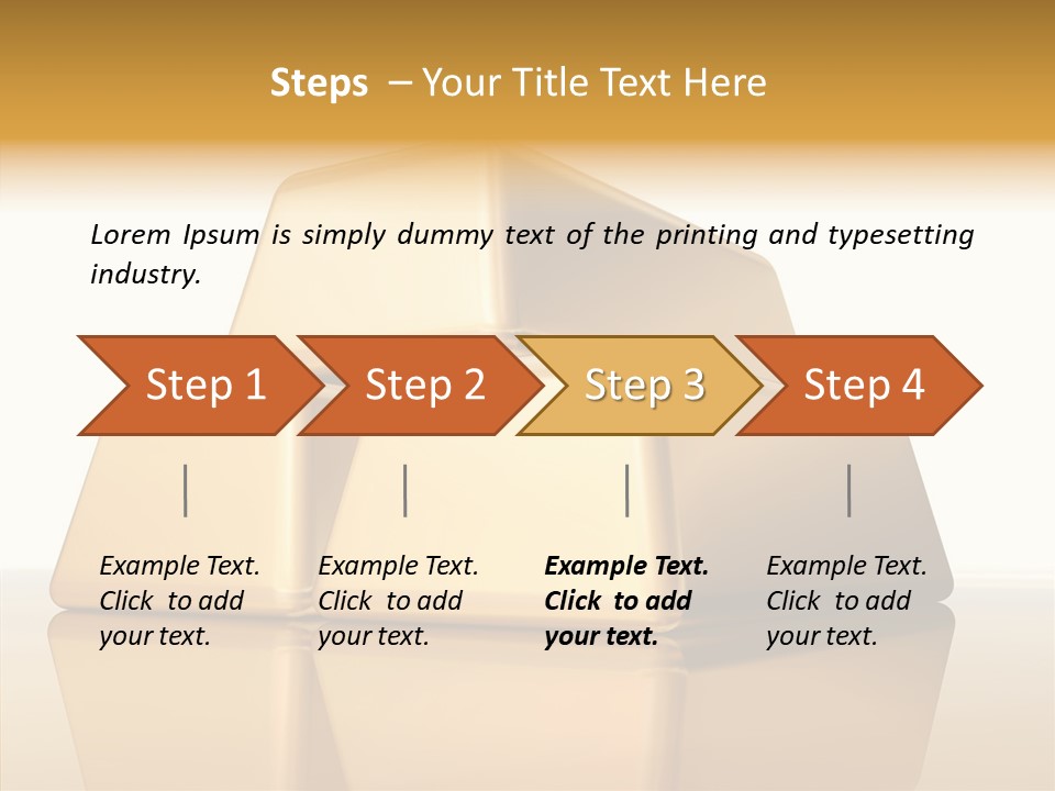 Graph Mirror Treasury PowerPoint Template