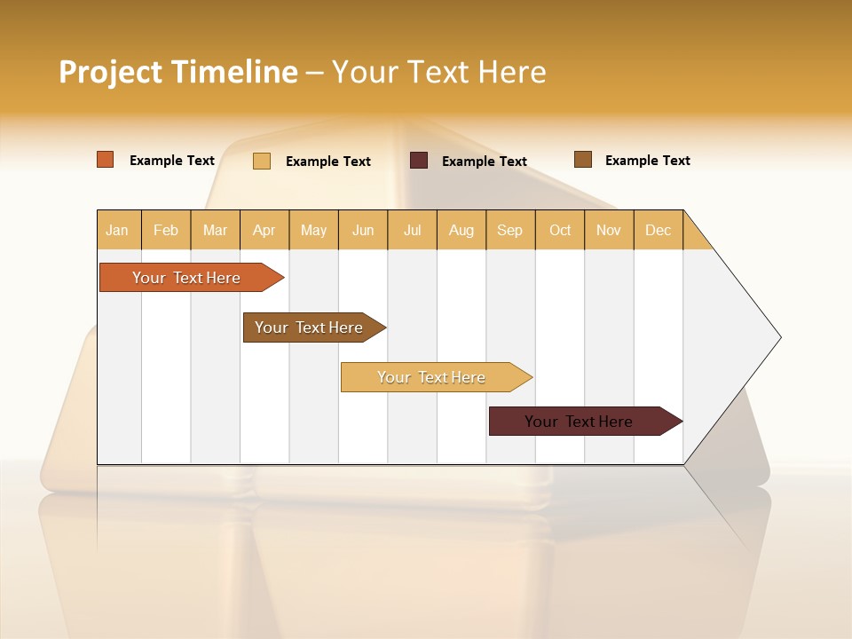Graph Mirror Treasury PowerPoint Template