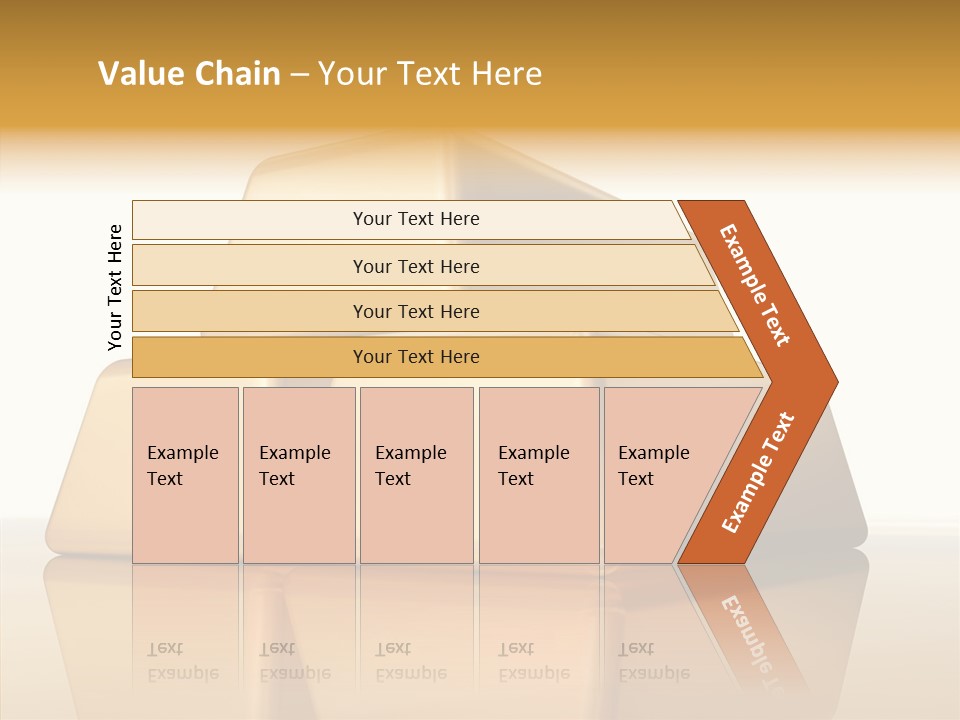 Graph Mirror Treasury PowerPoint Template