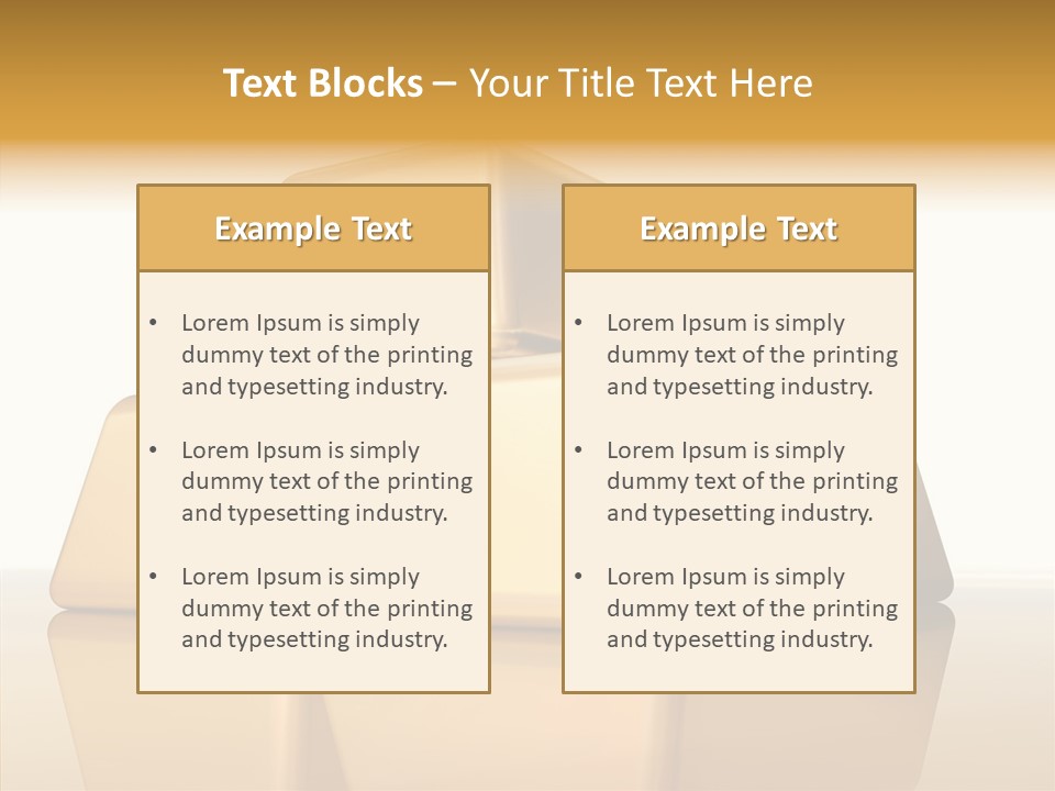 Graph Mirror Treasury PowerPoint Template