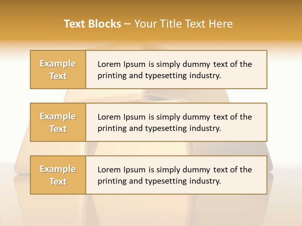 Graph Mirror Treasury PowerPoint Template