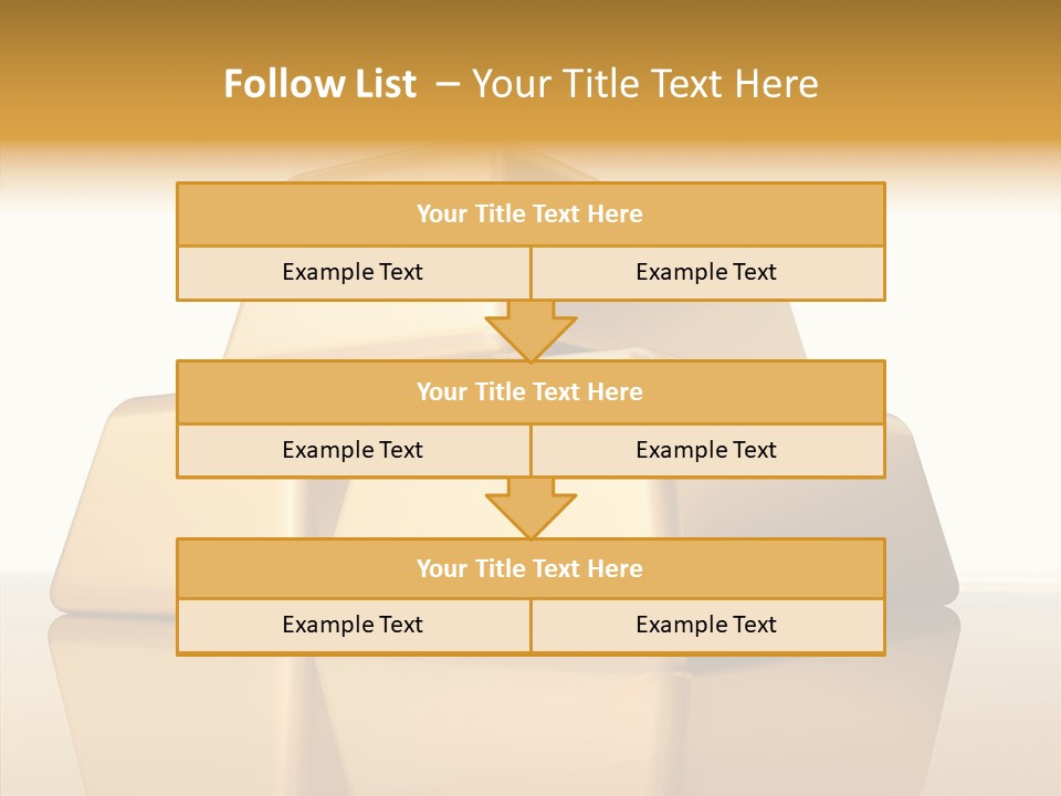 Graph Mirror Treasury PowerPoint Template