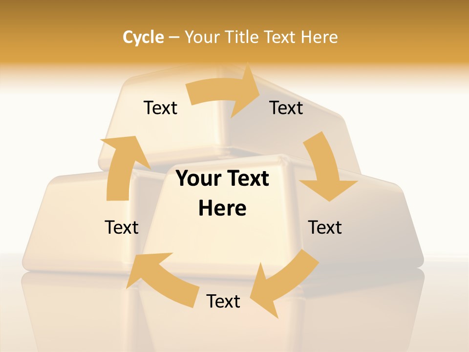 Graph Mirror Treasury PowerPoint Template