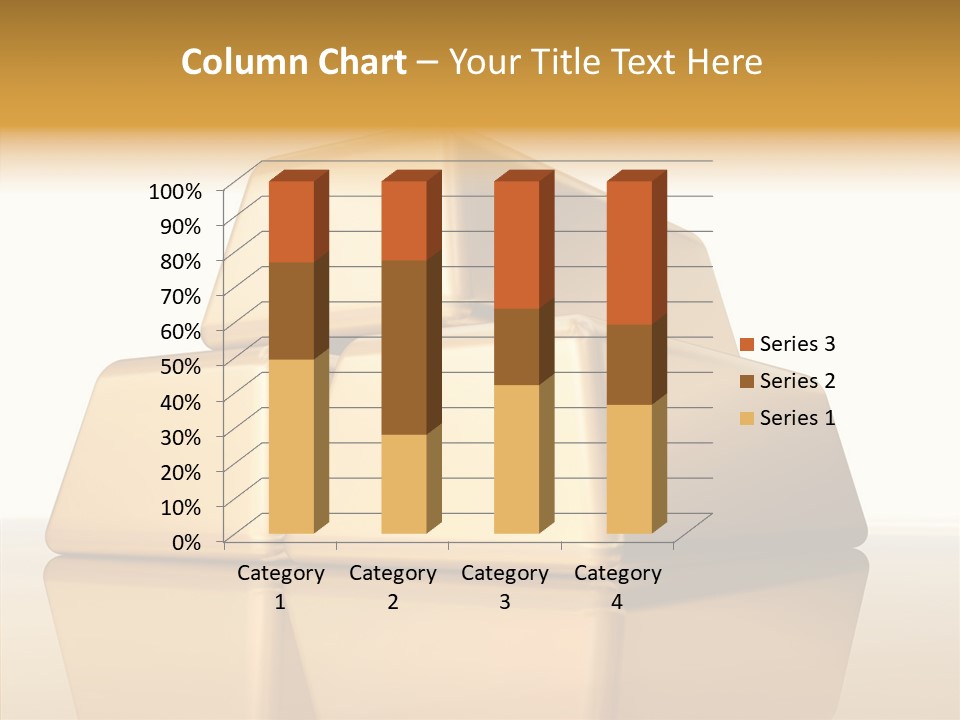 Graph Mirror Treasury PowerPoint Template