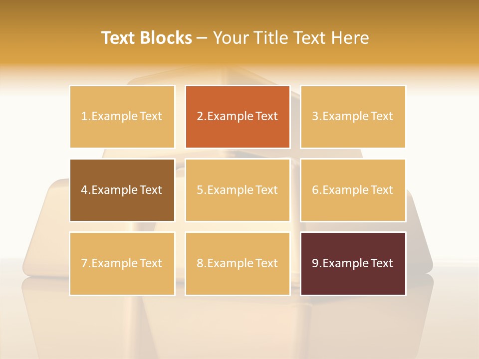 Graph Mirror Treasury PowerPoint Template