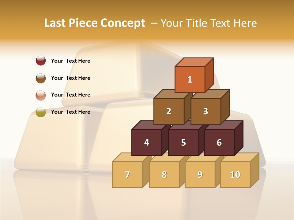 Graph Mirror Treasury PowerPoint Template