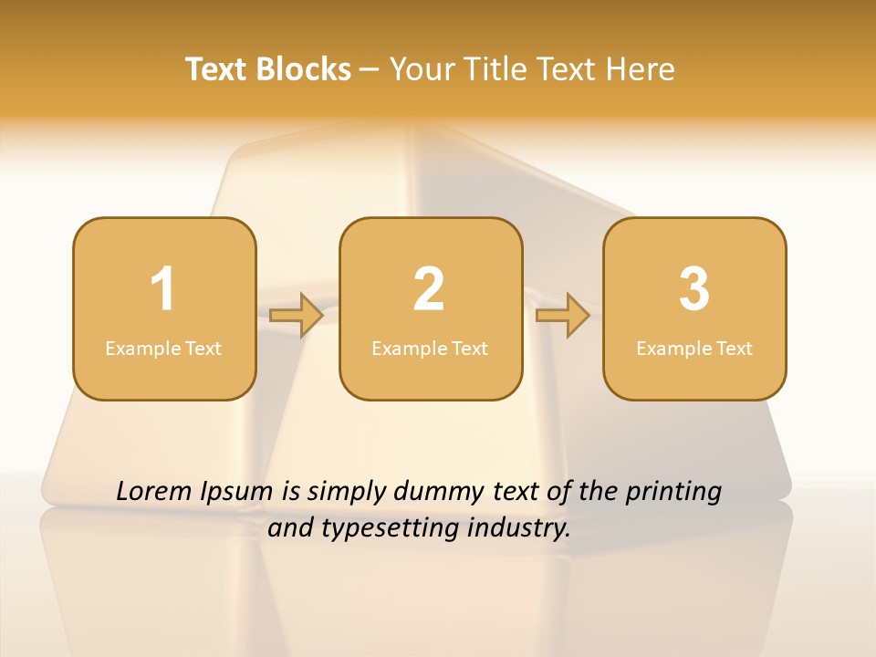 Graph Mirror Treasury PowerPoint Template