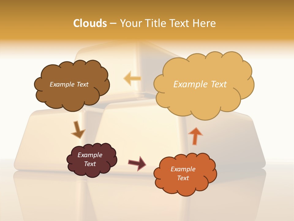 Graph Mirror Treasury PowerPoint Template