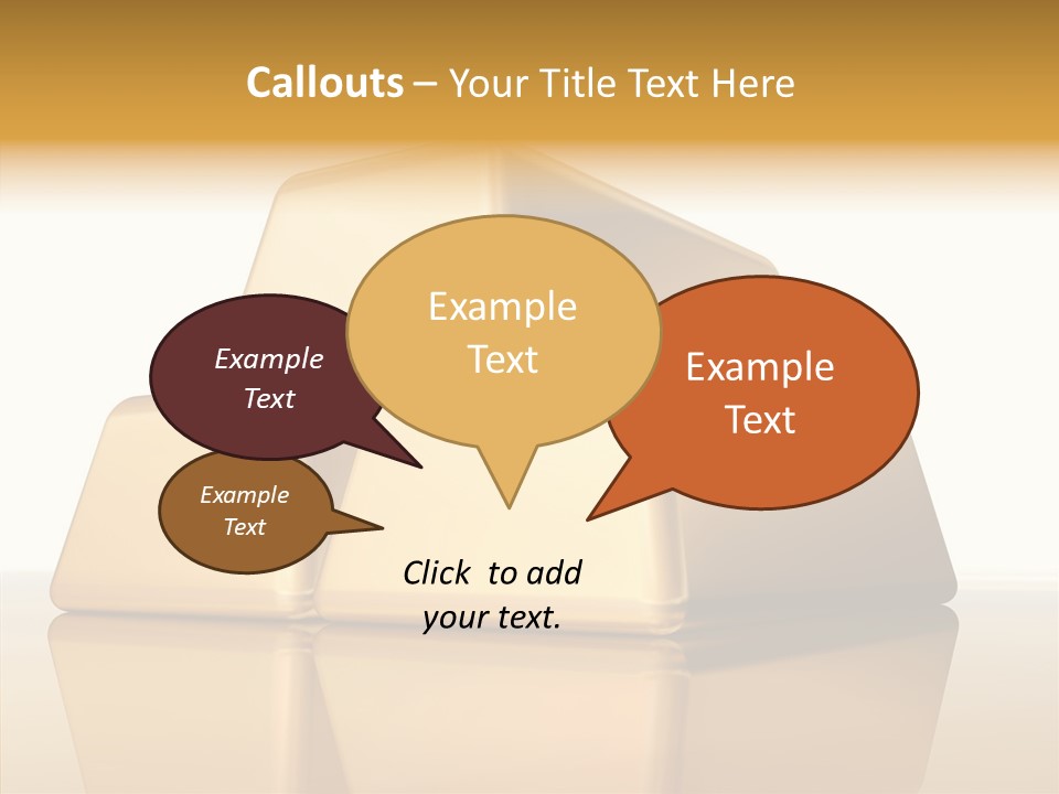 Graph Mirror Treasury PowerPoint Template