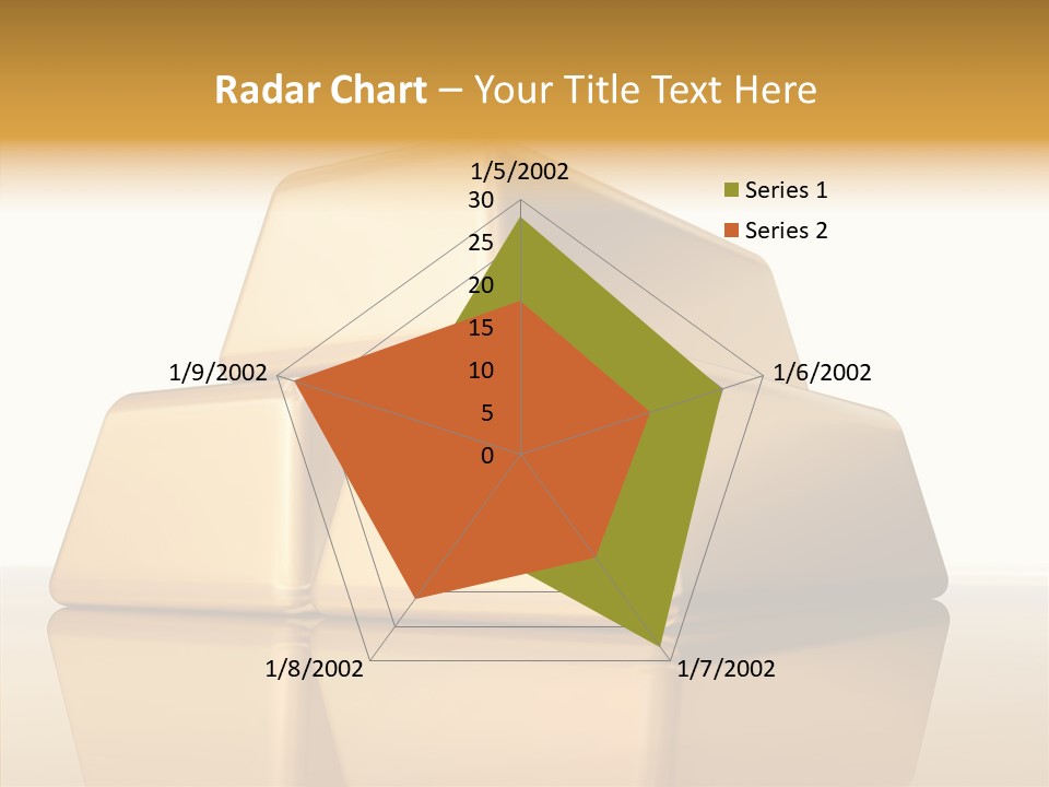 Graph Mirror Treasury PowerPoint Template