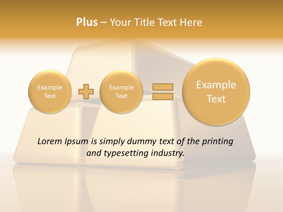 Graph Mirror Treasury PowerPoint Template
