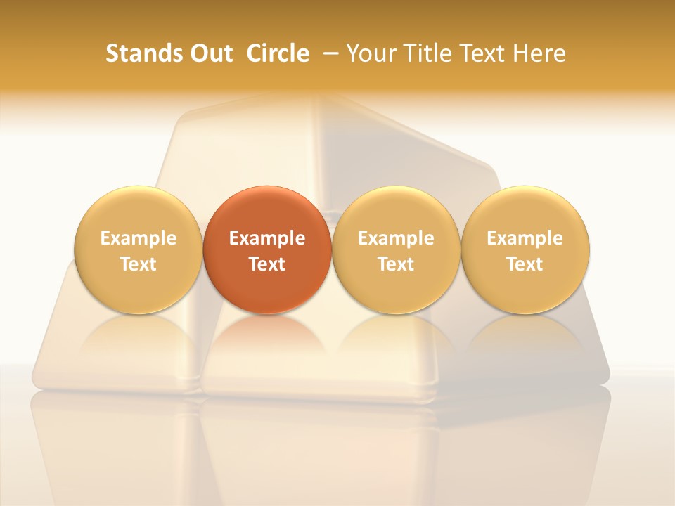 Graph Mirror Treasury PowerPoint Template