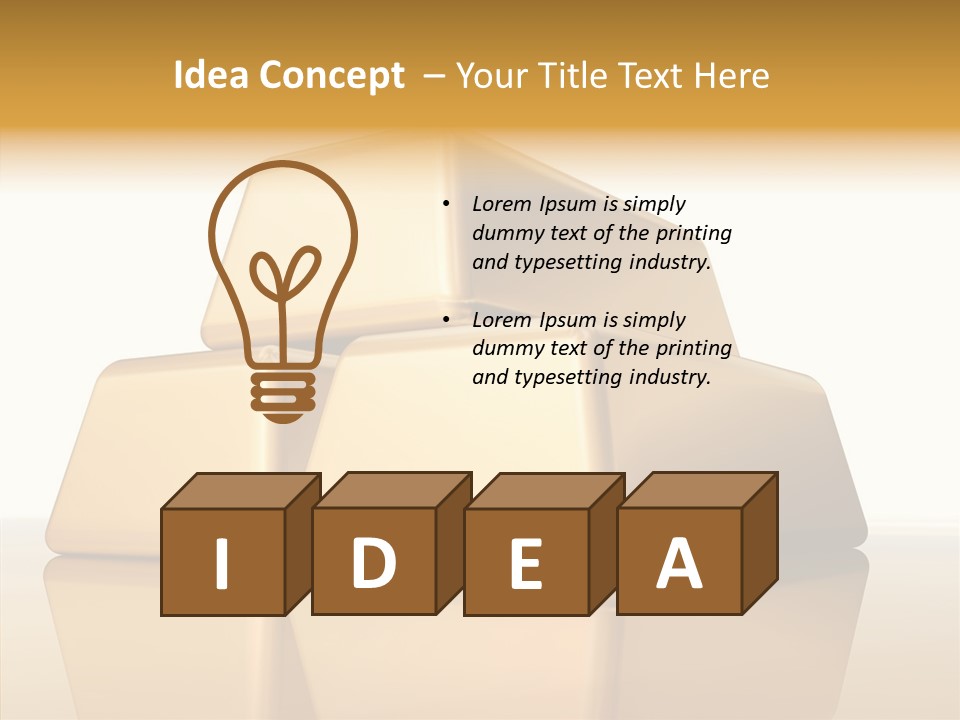 Graph Mirror Treasury PowerPoint Template