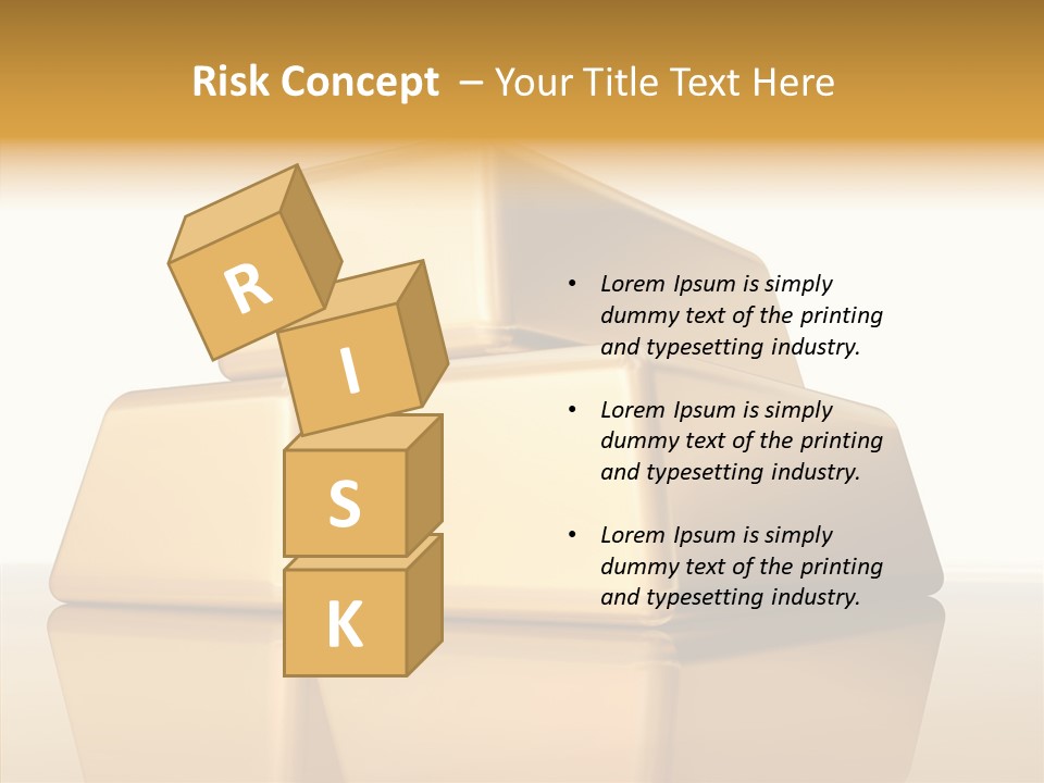 Graph Mirror Treasury PowerPoint Template