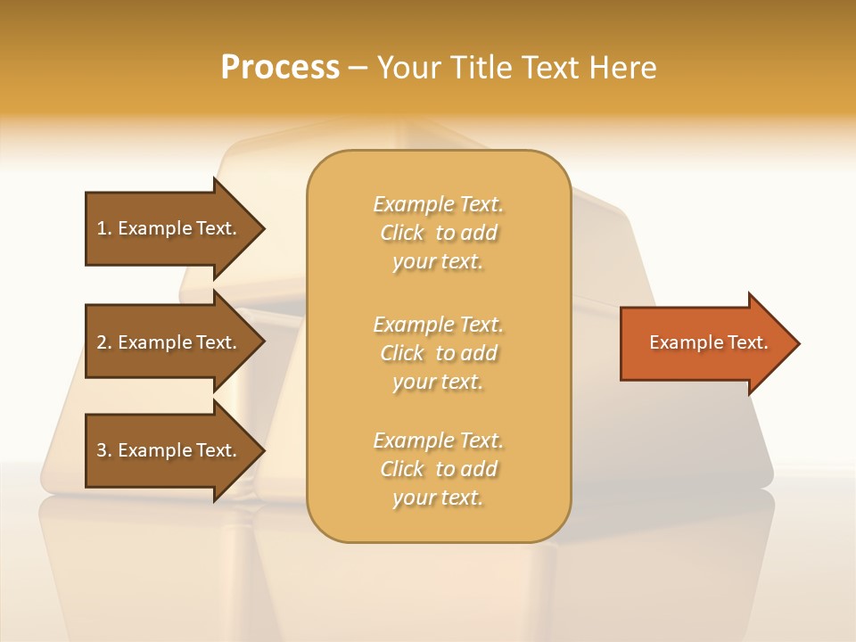 Graph Mirror Treasury PowerPoint Template