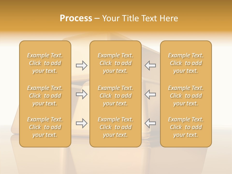 Graph Mirror Treasury PowerPoint Template