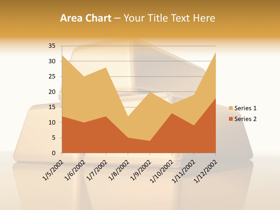 Graph Mirror Treasury PowerPoint Template