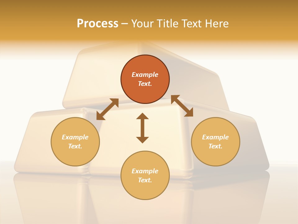 Graph Mirror Treasury PowerPoint Template
