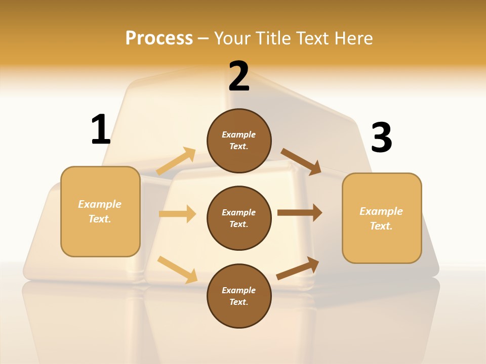 Graph Mirror Treasury PowerPoint Template