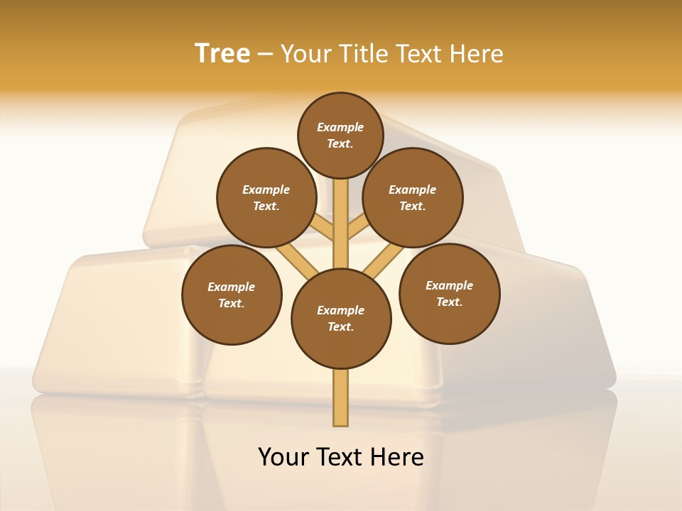 Graph Mirror Treasury PowerPoint Template