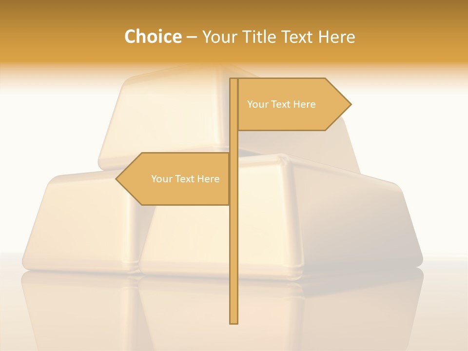 Graph Mirror Treasury PowerPoint Template