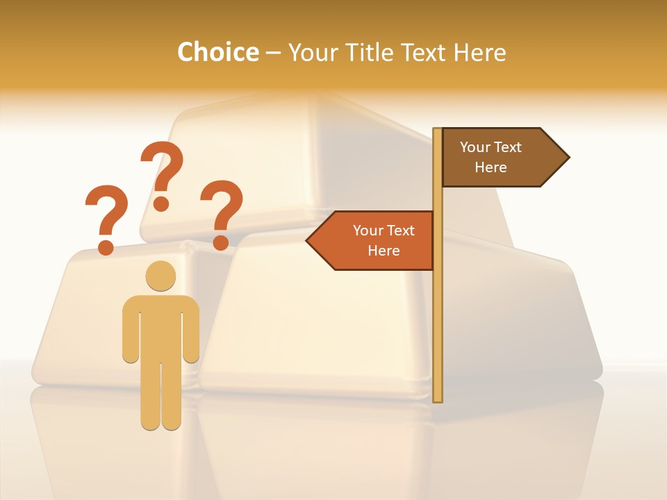 Graph Mirror Treasury PowerPoint Template