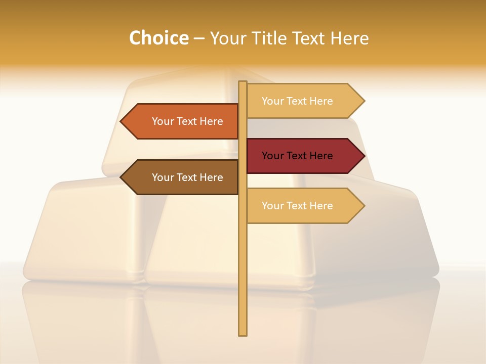 Graph Mirror Treasury PowerPoint Template