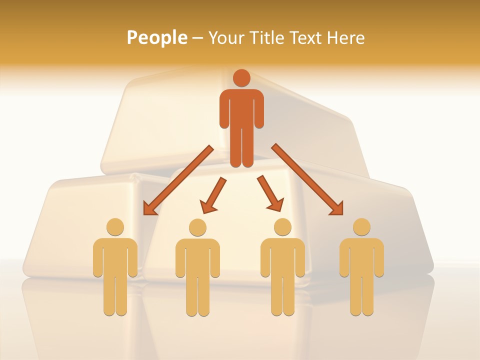 Graph Mirror Treasury PowerPoint Template