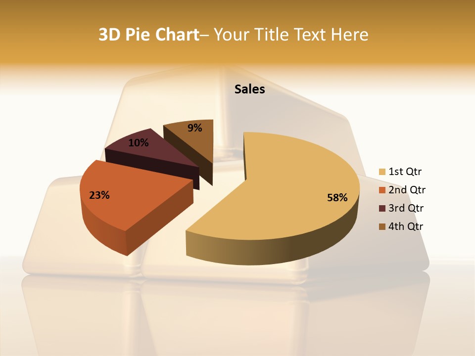 Graph Mirror Treasury PowerPoint Template