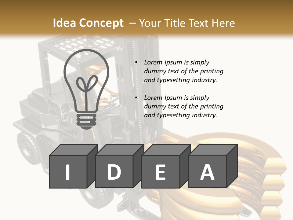 Symbol Cargo Loading PowerPoint Template