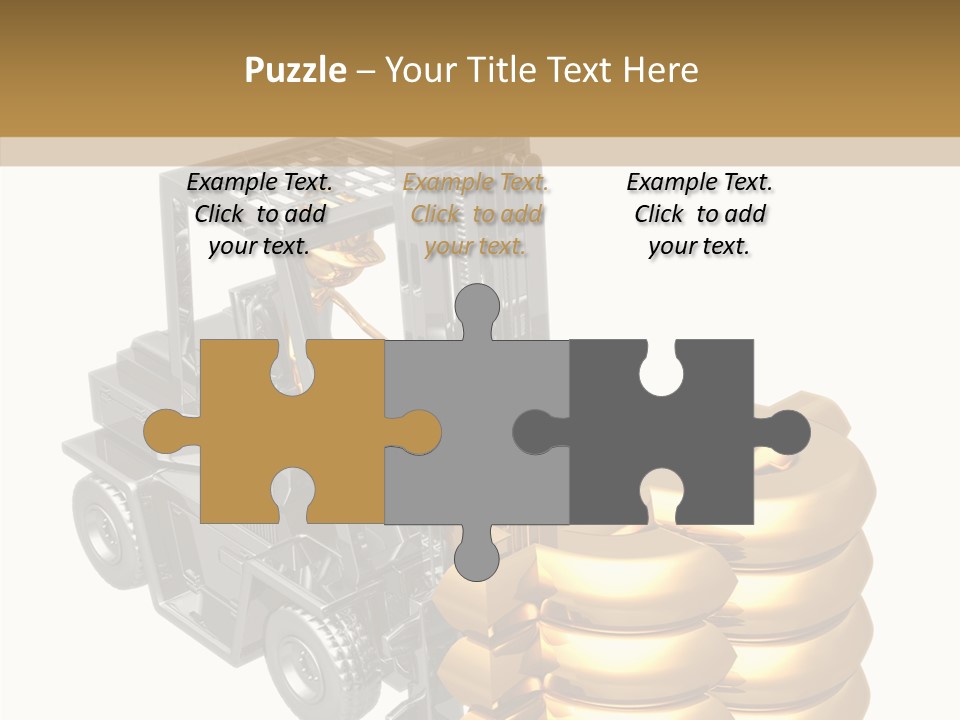 Forex White Icon PowerPoint Template