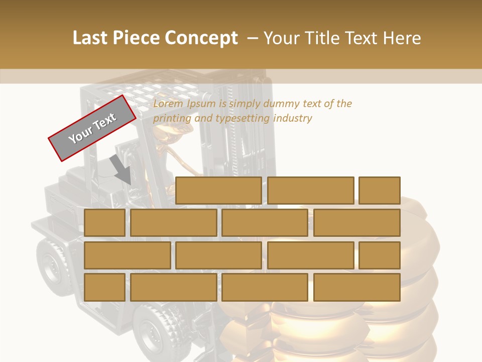 Forex White Icon PowerPoint Template