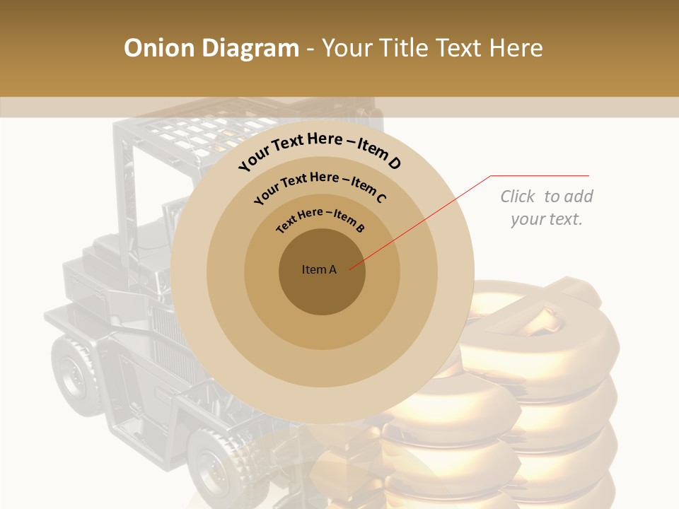 Forex White Icon PowerPoint Template