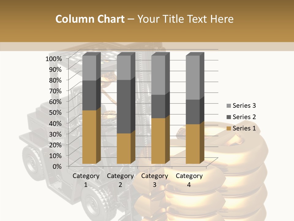 Forex White Icon PowerPoint Template