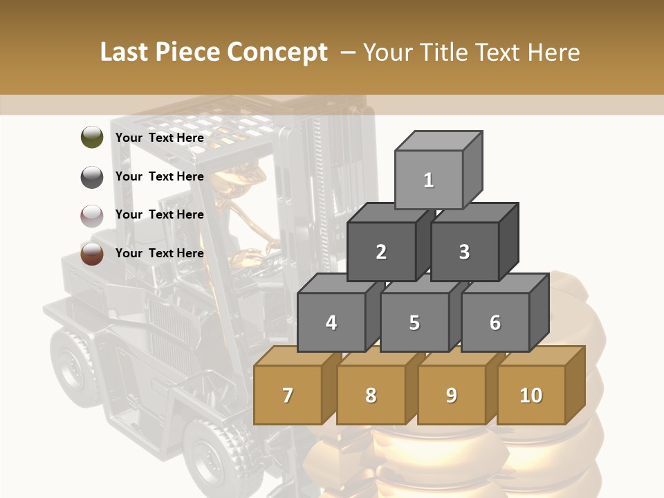 Forex White Icon PowerPoint Template