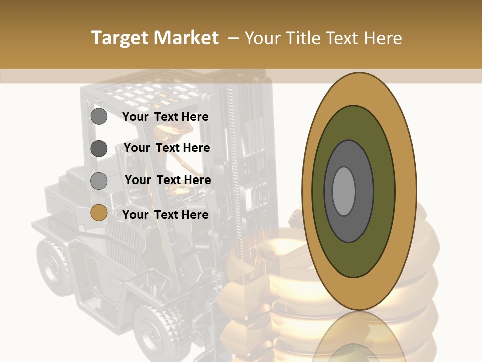 Forex White Icon PowerPoint Template