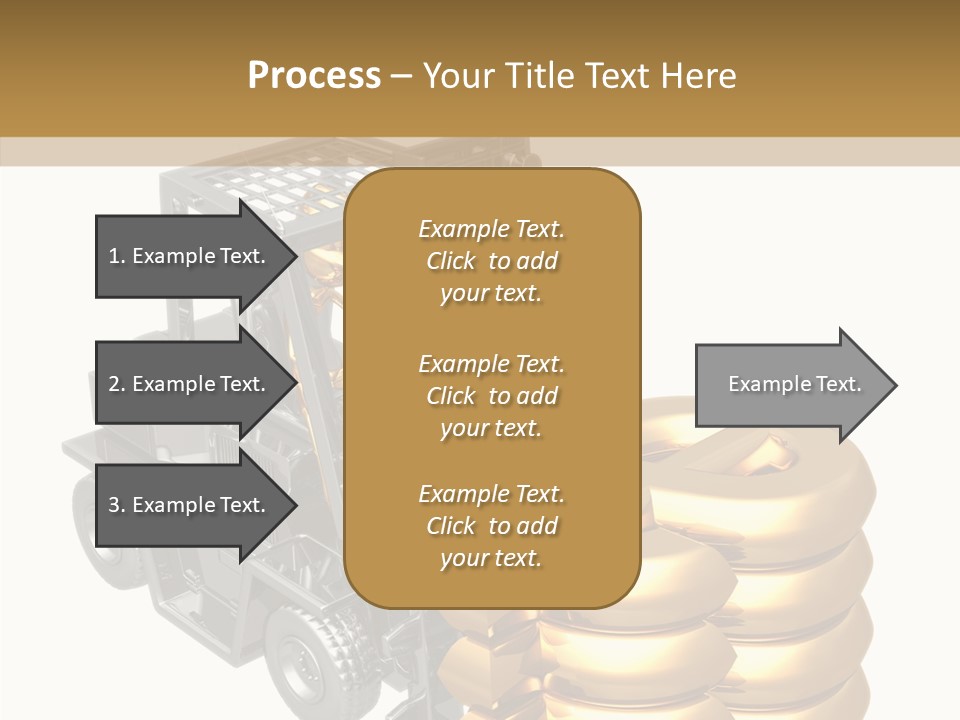Forex White Icon PowerPoint Template