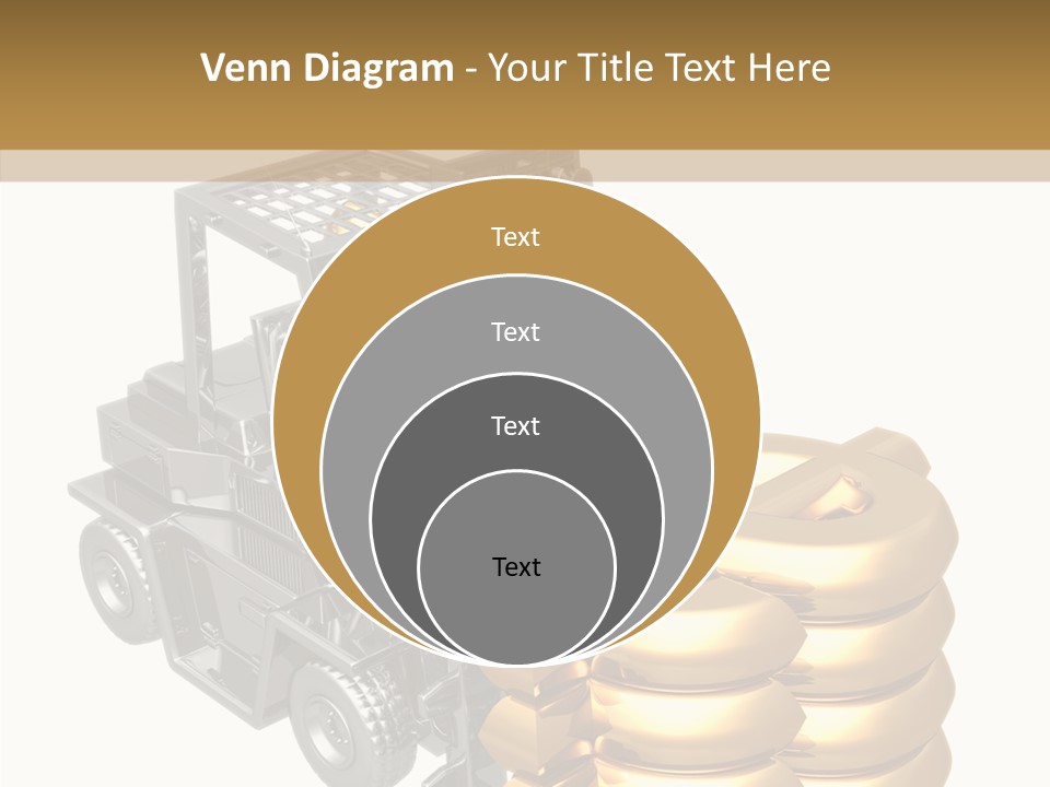 Forex White Icon PowerPoint Template