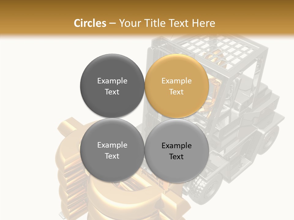 Art Value Forklift PowerPoint Template