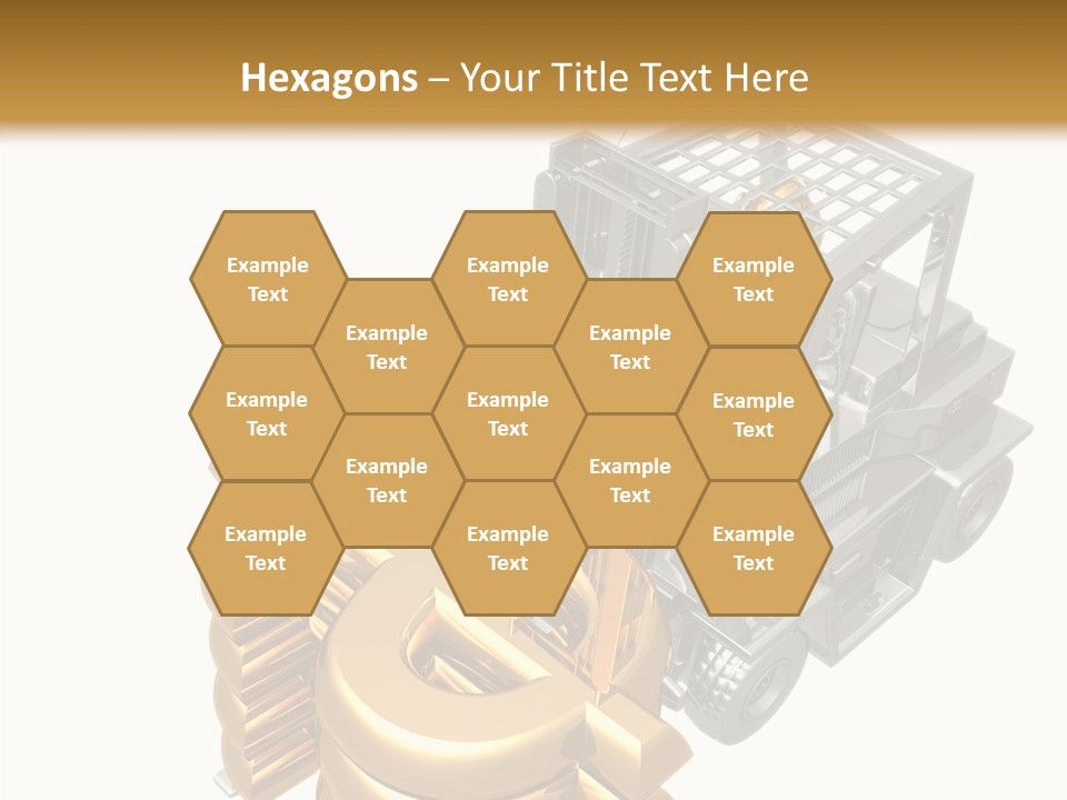 Art Value Forklift PowerPoint Template