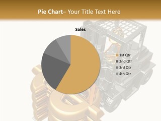 Art Value Forklift PowerPoint Template