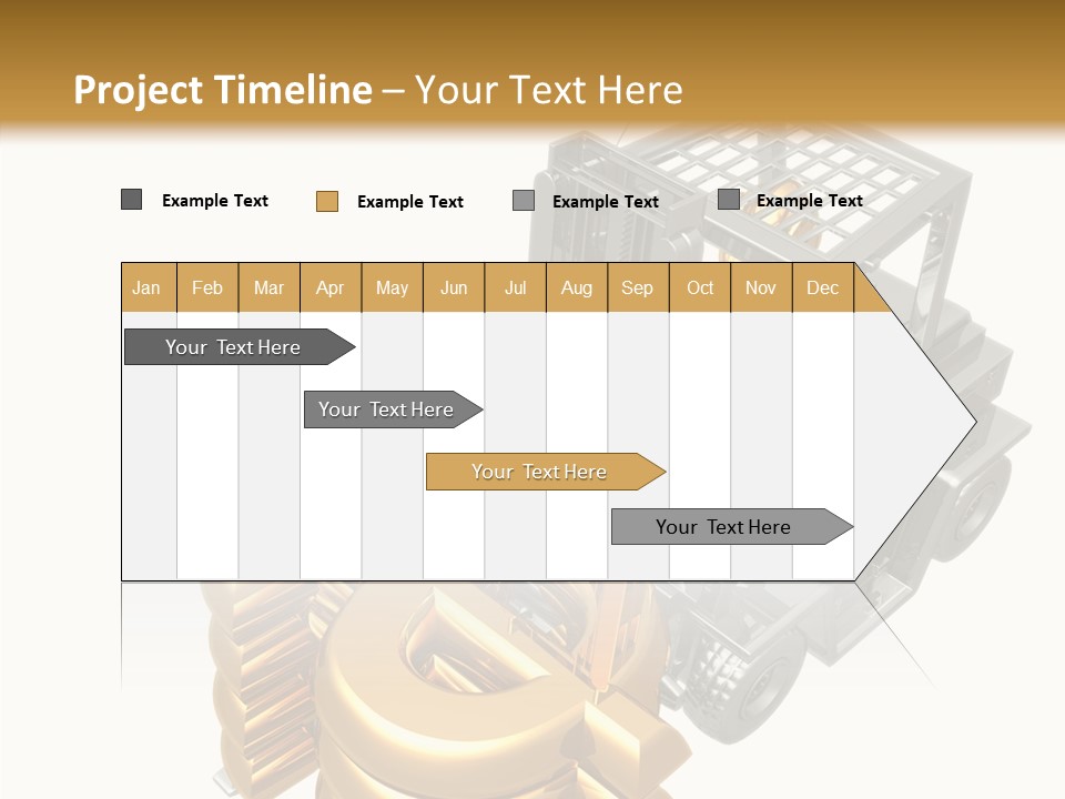 Art Value Forklift PowerPoint Template