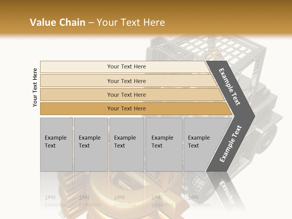 Art Value Forklift PowerPoint Template